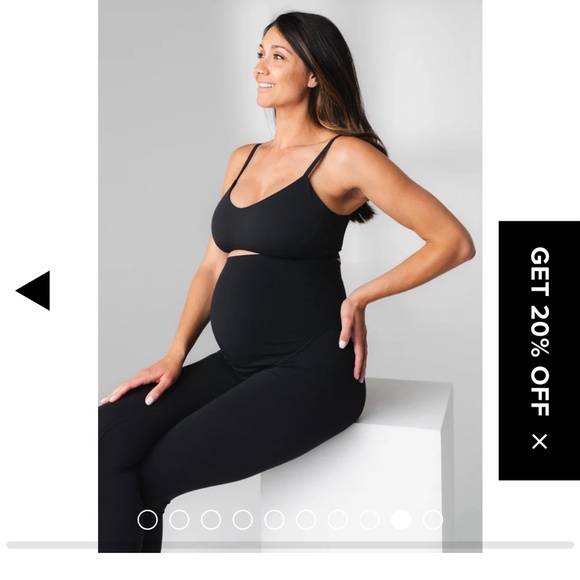 Balance Athletica Pants - Balance Athletica Black Maternity Leggings